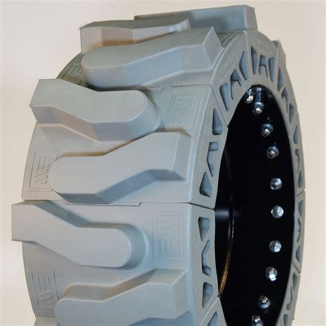 non marking non pneumatic skid steer tires|non marking rubber.